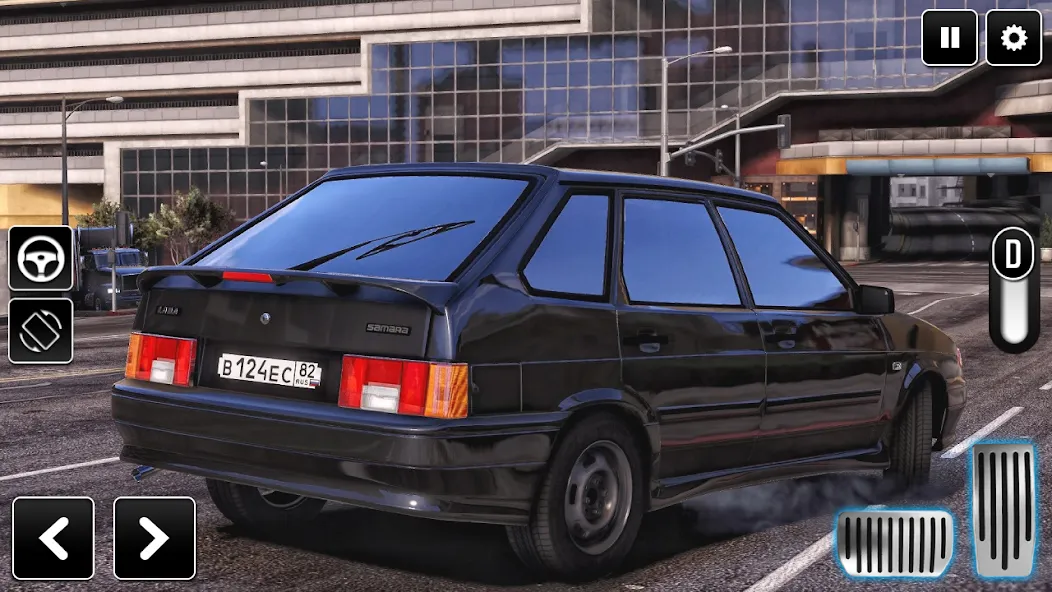 2114 Car Driving: Lada sedan  [МОД Меню] Screenshot 4