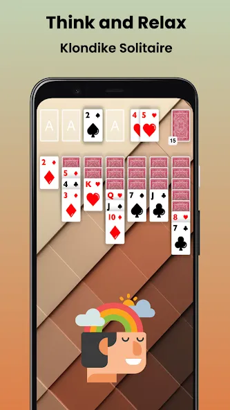 Klondike Solitaire Offline  [МОД Меню] Screenshot 1