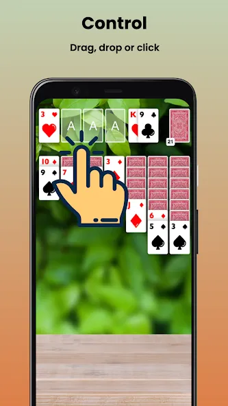 Klondike Solitaire Offline  [МОД Меню] Screenshot 3