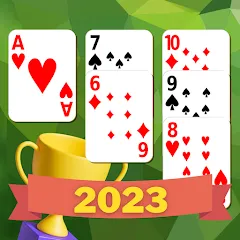 Взломанная Klondike Solitaire Offline  [МОД Меню] - стабильная версия apk на Андроид