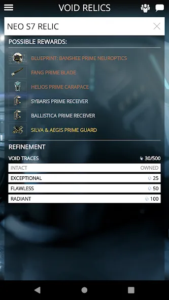 Warframe Companion (Уорфрейм Компаньон)  [МОД Много денег] Screenshot 5