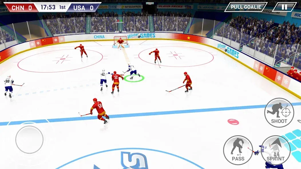 Hockey All Stars (Хоккей Олл Старс)  [МОД Unlocked] Screenshot 2