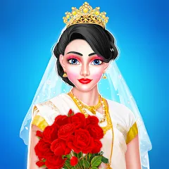 Скачать взлом Indian Bride Makeup Games (Индийская невеста игры по макияжу)  [МОД Mega Pack] - стабильная версия apk на Андроид