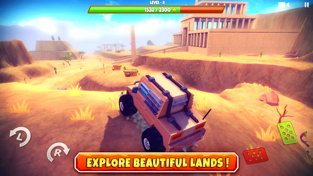 Zombie Offroad Safari (Зомби оффроуд сафари)  [МОД Все открыто] Screenshot 1