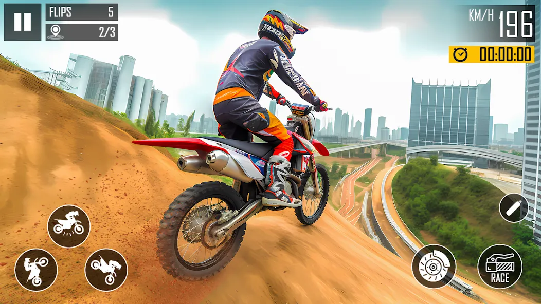 Ultimate Bike Stunt: Bike Game (Ультимейт Байк Стант)  [МОД Много денег] Screenshot 2