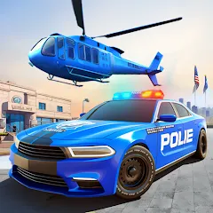 Скачать взлом US Police Car Transporter Game (Полицейский транспорт игры)  [МОД Бесконечные монеты] - полная версия apk на Андроид