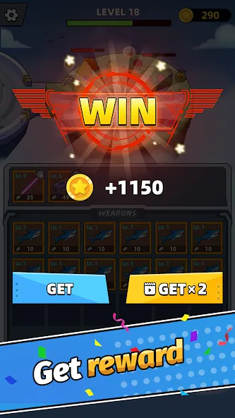 Merge Weapons：Air Island TD  [МОД Unlimited Money] Screenshot 5