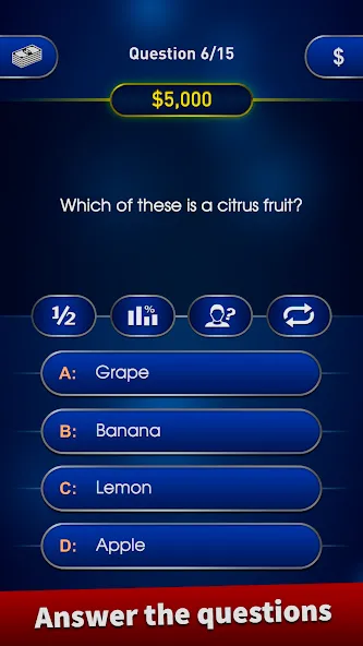 Millionaire 2024 Trivia Quiz  [МОД Бесконечные деньги] Screenshot 1