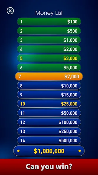 Millionaire 2024 Trivia Quiz  [МОД Бесконечные деньги] Screenshot 4