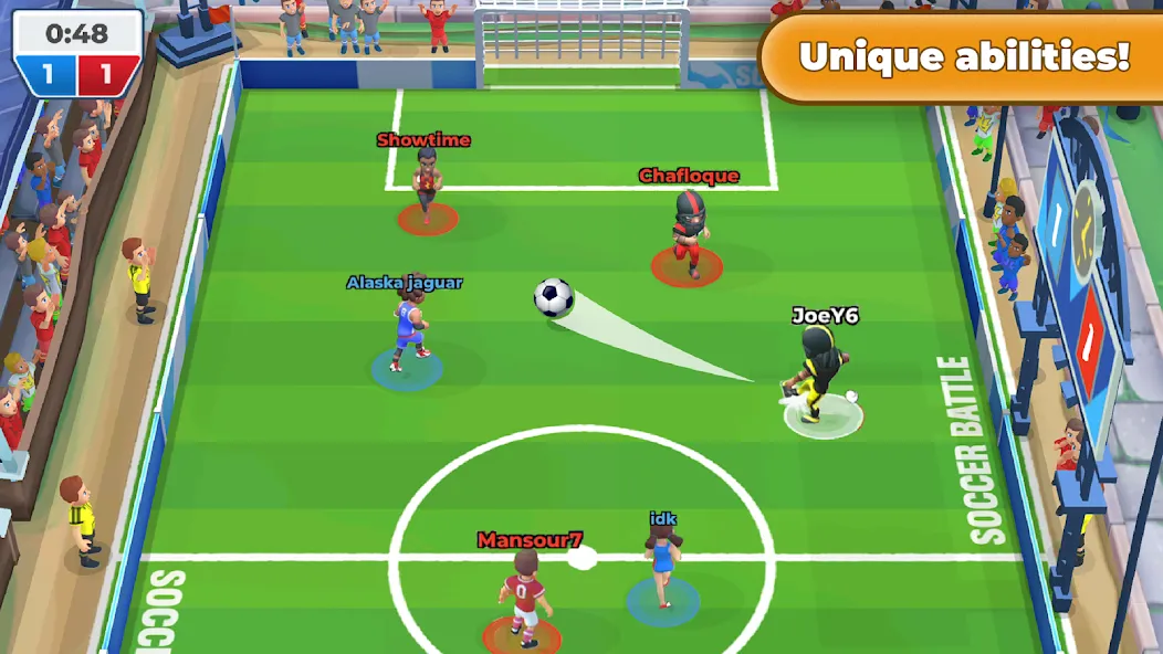 Soccer Battle -  PvP Football  [МОД Unlocked] Screenshot 3