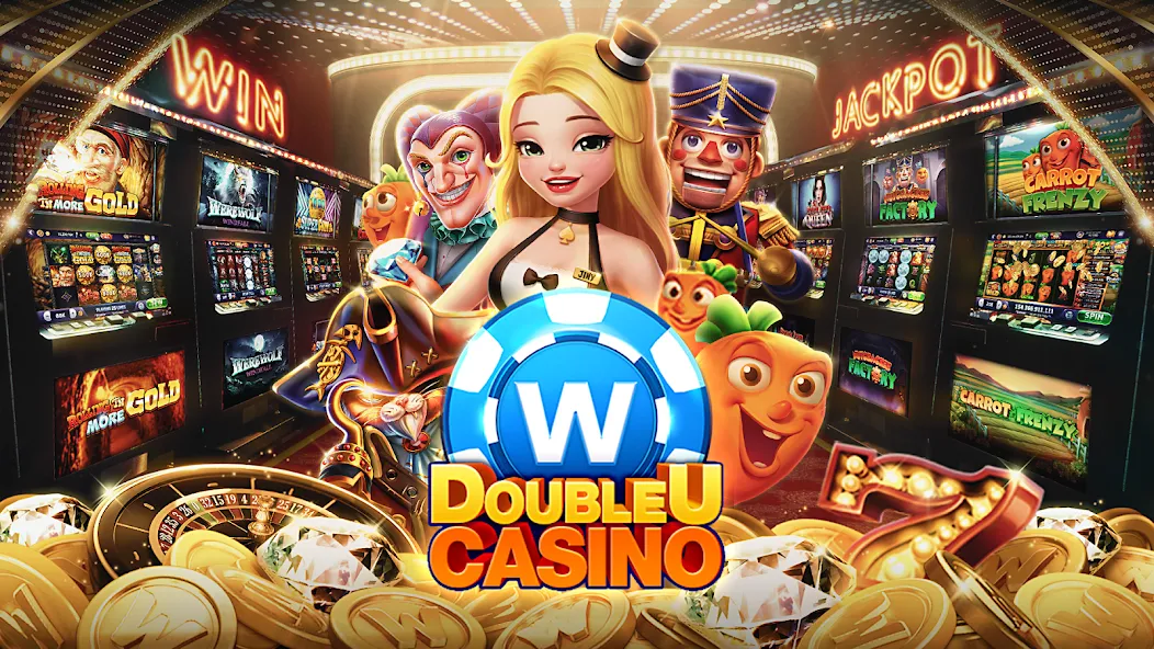 DoubleU Casino™ - Vegas Slots (ДаблЮ Казино)  [МОД Бесконечные деньги] Screenshot 1