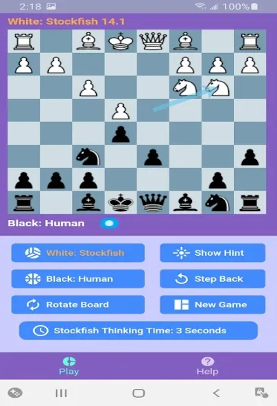 Chess With Stockfish 16  [МОД Много монет] Screenshot 2