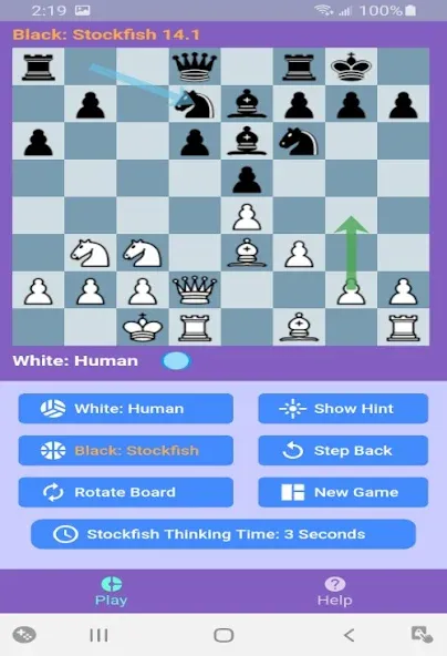 Chess With Stockfish 16  [МОД Много монет] Screenshot 3