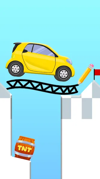 Draw 2 Bridge: Draw Save Car (Дроу 2 Бридж)  [МОД Все открыто] Screenshot 3