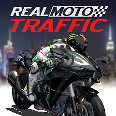 Взломанная Real Moto Traffic (Реал Мото Трафик)  [МОД Меню] - стабильная версия apk на Андроид