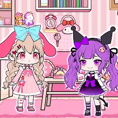 Взломанная YOYO Doll School life Dress up (ЙОЙО Лайф ворлд)  [МОД Бесконечные деньги] - полная версия apk на Андроид