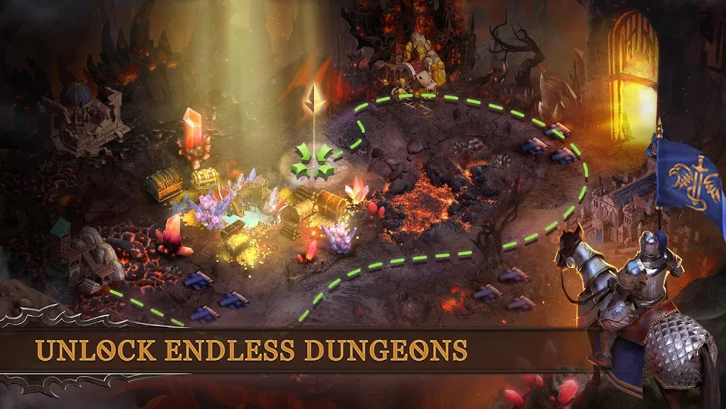 Dungeon & Heroes: 3D RPG  [МОД Mega Pack] Screenshot 4