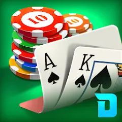 Скачать взлом DH Texas Poker - Texas Hold'em (ДХ Техас Покер)  [МОД Unlimited Money] - полная версия apk на Андроид