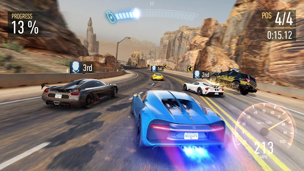 Need for Speed™ No Limits (Нид фор Спид)  [МОД Mega Pack] Screenshot 2