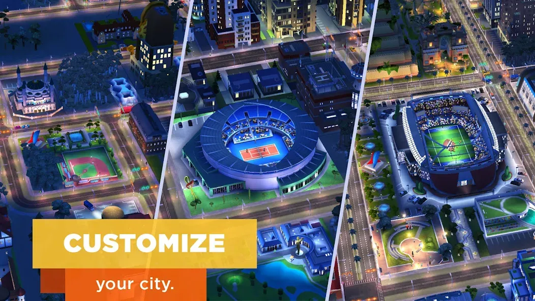 SimCity BuildIt (СимСити БилдИт)  [МОД Бесконечные монеты] Screenshot 1