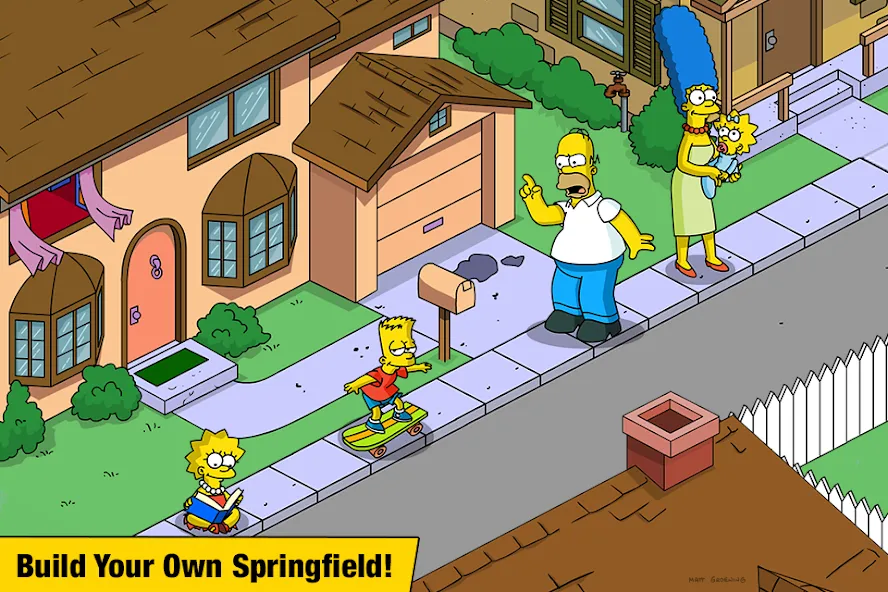 The Simpsons™:  Tapped Out (Зе Симпсонс)  [МОД Unlocked] Screenshot 1