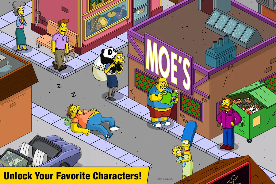 The Simpsons™:  Tapped Out (Зе Симпсонс)  [МОД Unlocked] Screenshot 2