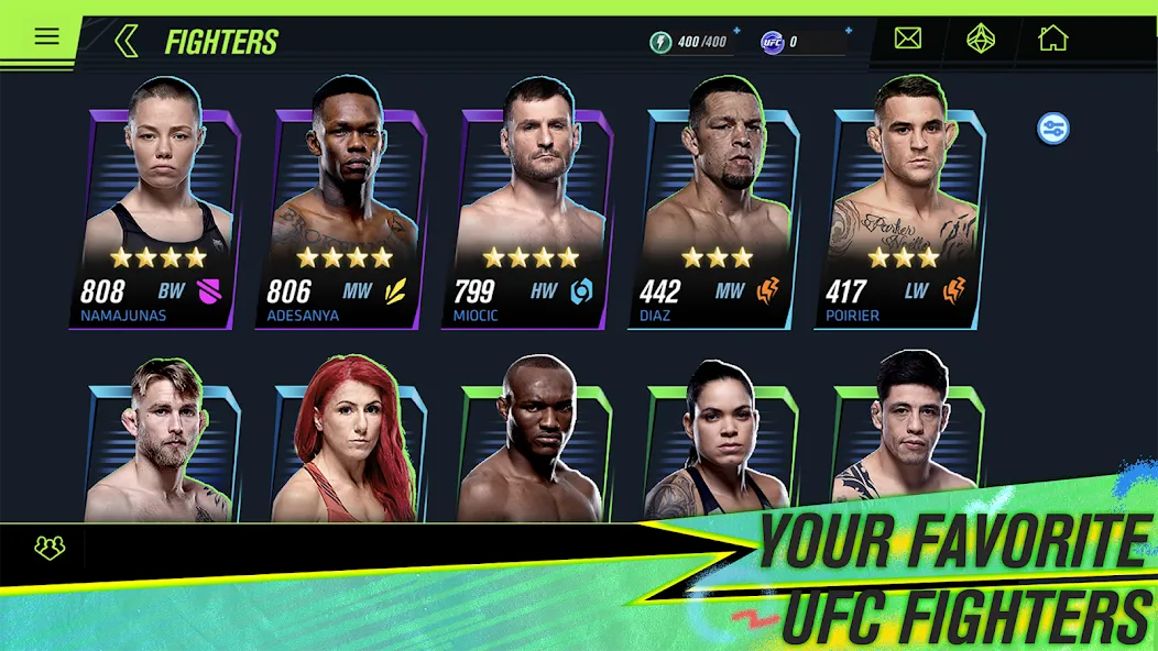 EA SPORTS™ UFC® Mobile 2 (ИА СПОРТС УФЦ 2)  [МОД Бесконечные монеты] Screenshot 2