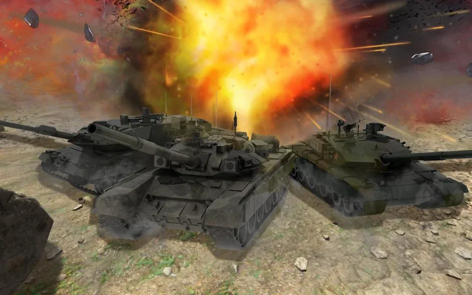 Real Tank Battle : War Machine (Реальное танковое сражение)  [МОД Много денег] Screenshot 4