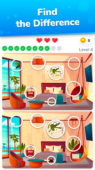 Differences - find & spot them  [МОД Меню] Screenshot 1