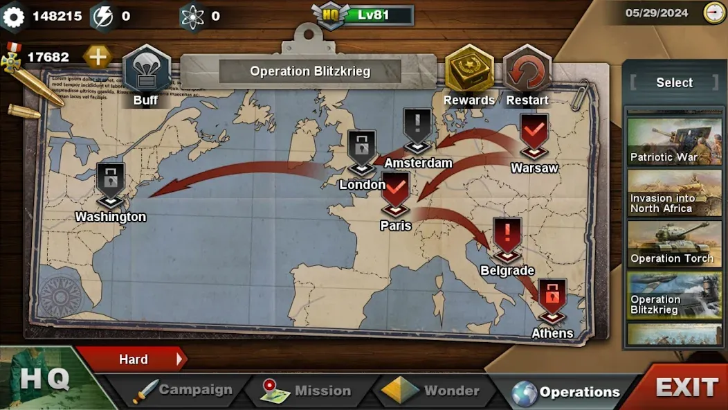 World Conqueror 3-WW2 Strategy (Ворлд Конкерор 3)  [МОД Много монет] Screenshot 4