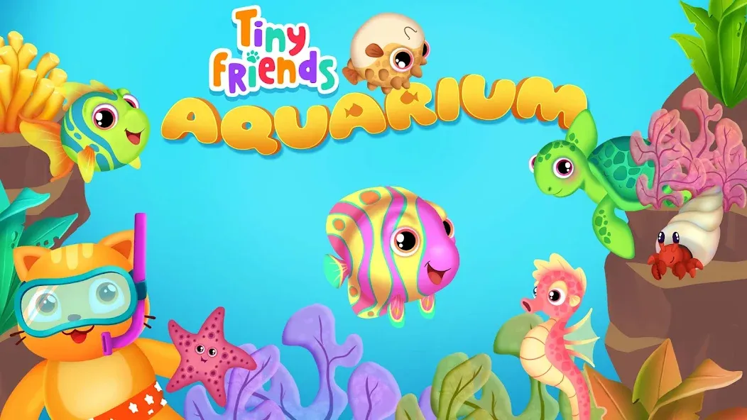 Baby Aquarium - Fish game  [МОД Все открыто] Screenshot 4