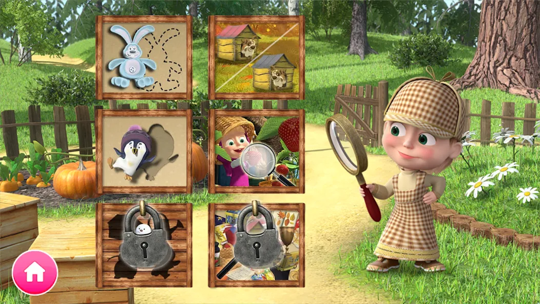 Masha and the Bear Educational  [МОД Бесконечные деньги] Screenshot 1