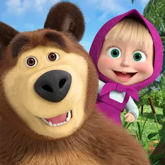 Скачать взлом Masha and the Bear Educational  [МОД Бесконечные деньги] - стабильная версия apk на Андроид