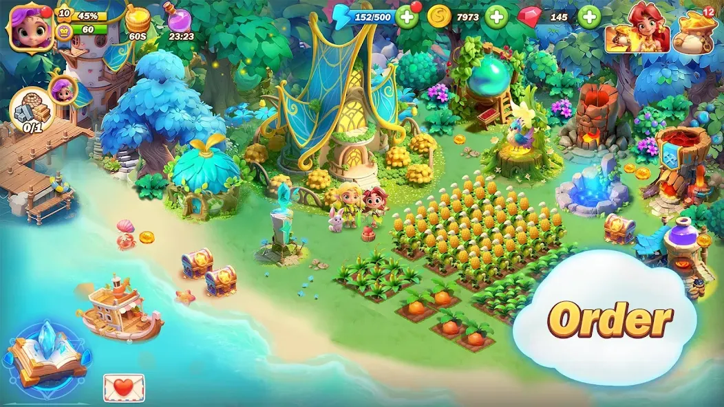 Pixie Island - Farming Game (Пикси Айленд)  [МОД Menu] Screenshot 5