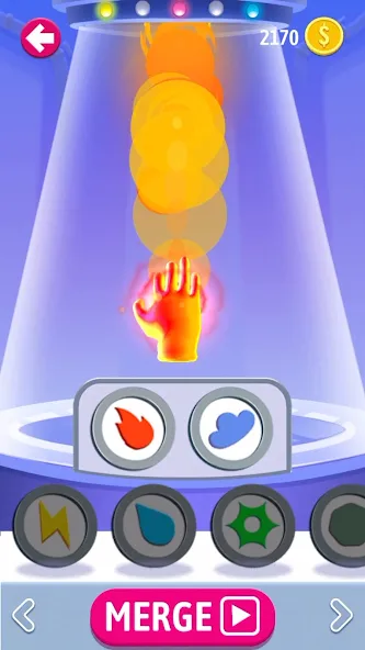 Elemental Gloves - Magic Power (Элементальные перчатки)  [МОД Unlocked] Screenshot 1