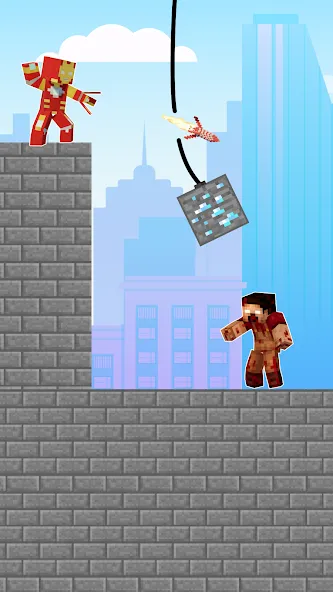 City Hero: Crime Shoot Puzzle (Хиро Крафт Пазлы)  [МОД Все открыто] Screenshot 3