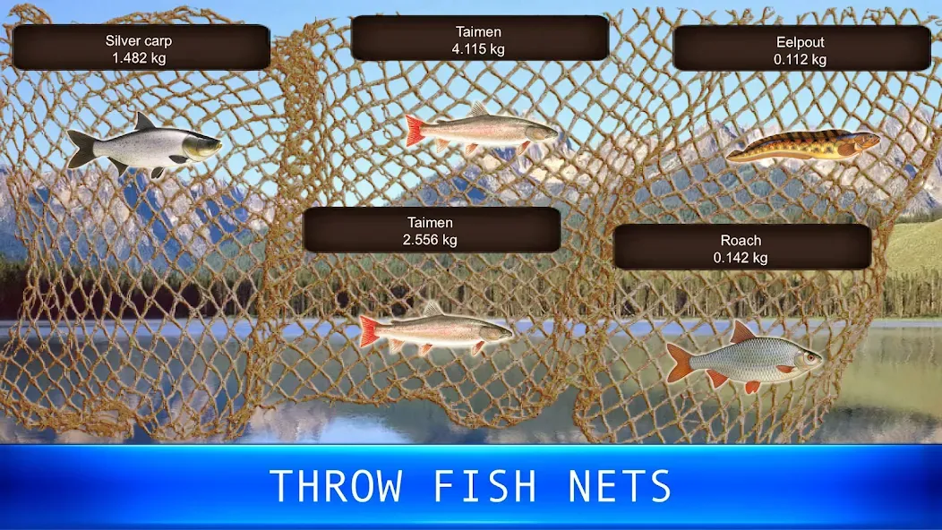 Fish rain: sport fishing  [МОД Много монет] Screenshot 5