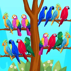 Скачать взлом Bird Puzzle - Color Game  [МОД Unlocked] - стабильная версия apk на Андроид