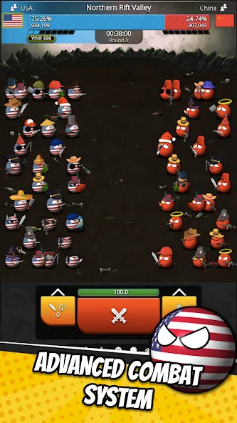 e-Sim Countryball Be President  [МОД Unlimited Money] Screenshot 2