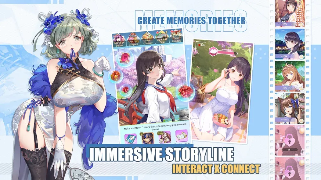 Lost in Paradise:Waifu Connect (Лост ин Парадайз)  [МОД Menu] Screenshot 3