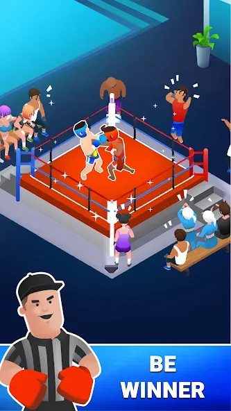 Boxing Gym Tycoon 3D: MMA Club (Боксерская Гимназия Тайкун 3D)  [МОД Unlocked] Screenshot 2