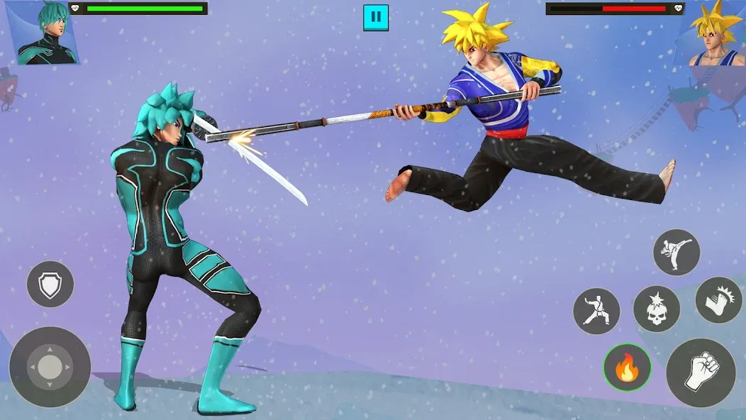 Anime Fighting Game (Аниме Файтинг Гейм)  [МОД Menu] Screenshot 5