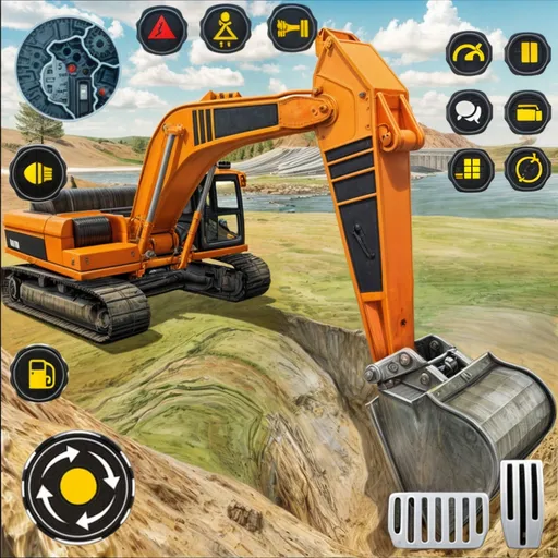 Heavy Excavator Simulator PRO (Хеви Экскавейтор Симулятор ПРО)  [МОД Бесконечные монеты] Screenshot 5