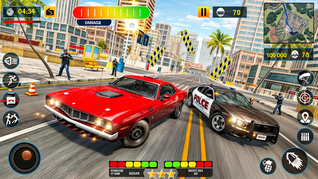 US Police Shooting Crime City  [МОД Бесконечные деньги] Screenshot 4