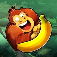 Взломанная Banana Kong (Банана Конг)  [МОД Unlocked] - последняя версия apk на Андроид