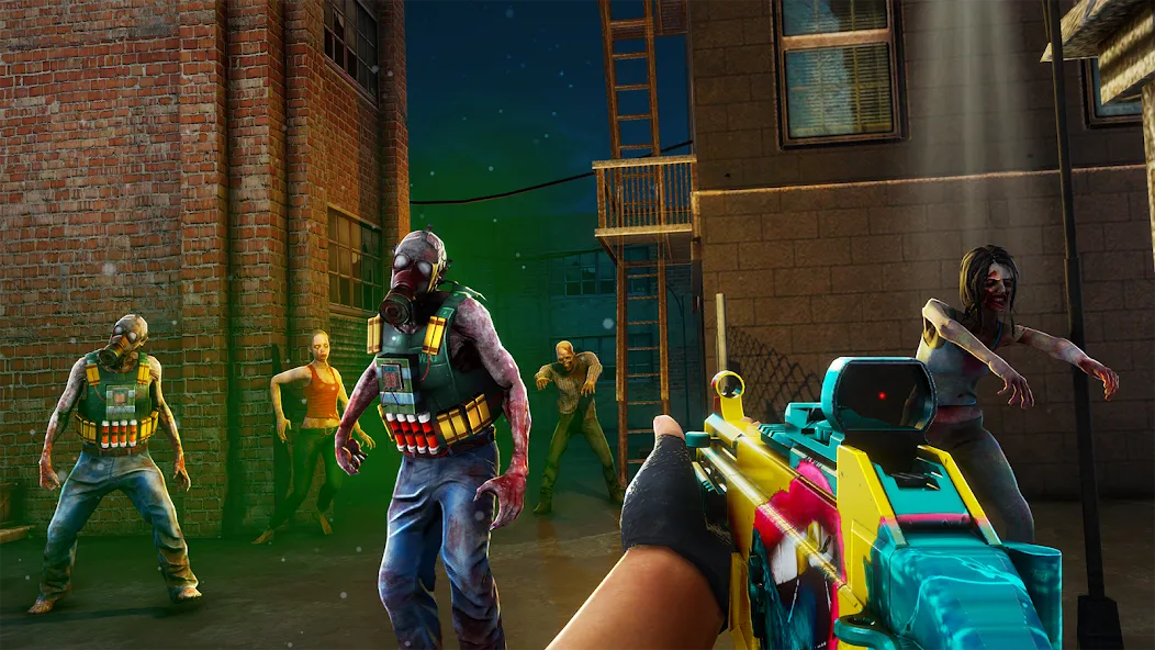 Zombination - FPS Zombie Games (Зомбинация)  [МОД Menu] Screenshot 2