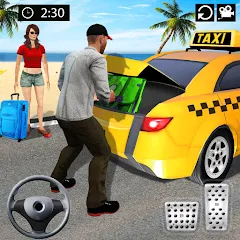 Взломанная Taxi Simulator 3d Taxi Sim  [МОД Много монет] - полная версия apk на Андроид