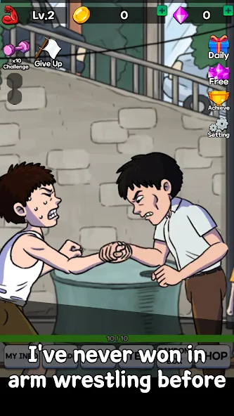 Arm Wrestling Clicker (Армреслинг Кликер)  [МОД Много монет] Screenshot 3