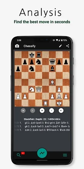 Chessify: Scan & Analyze chess  [МОД Unlimited Money] Screenshot 2