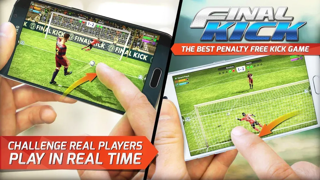 Final Kick: Online Soccer (Финаль кик)  [МОД Все открыто] Screenshot 3